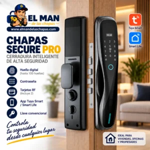Chapas Secure Pro — Cerradura Inteligente de Alta Seguridad